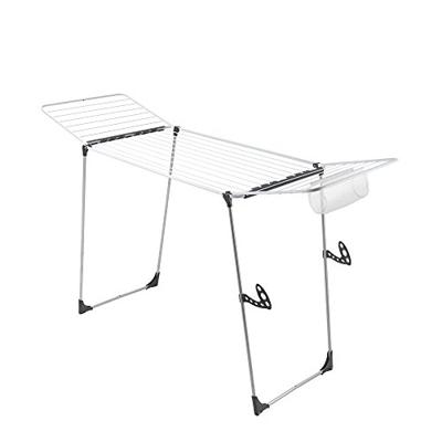 Metaltex hurricane droogrek 197x65x115 cm 24 m drooglengte zilver/zwart