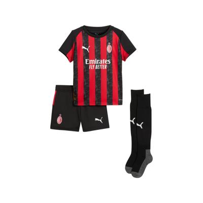 AC Milan Minikit Thuis 2025/2026 - Maat 104 - Kleur: RoodZwart | Soccerfanshop
