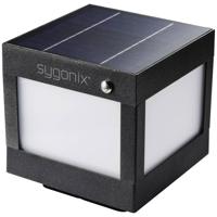 Sygonix SY-5593808 Wandlamp op zonne-energie SMD LED LED vast ingebouwd 3 W Zwart - thumbnail