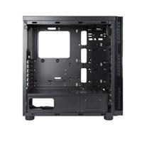 Chieftec AL-02B-TG-OP Tower PC-behuizing Zwart - thumbnail