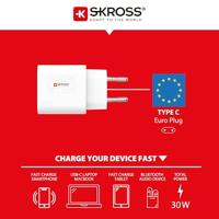 Skross Power Charger EU USB-oplader Uitgangsstroom (max.) 3 A Aantal uitgangen: 1 x USB-C bus (Power Delivery) - thumbnail