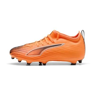 PUMA Ultra 6 Match Gras / Kunstgras Voetbalschoenen (MG) Kids Oranje Zwart Zilver