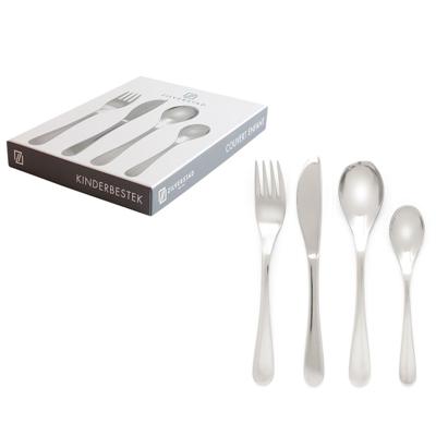 ZILVERSTAD - Kinderartikelen - Kinderbestek 4-dlg Glad
