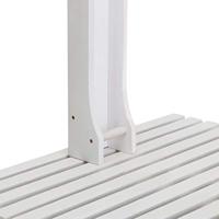 Buitendouche hout wit - thumbnail