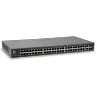 LEVEL ONE 50-Port Fast Ethernet Switch 2 x SFP/RJ45 Combo Gigabit - thumbnail
