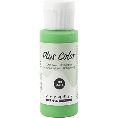 Plus Color acrylverf, bright green, 60 ml/ 1 fles