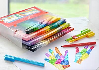 Faber Castell FC-155579 Uitwasbare Connector Stiften Koffer 80 Stuks Faber Castell FC-155579 Uitwasbare Connector Stiften Koffer 80 Stuks
