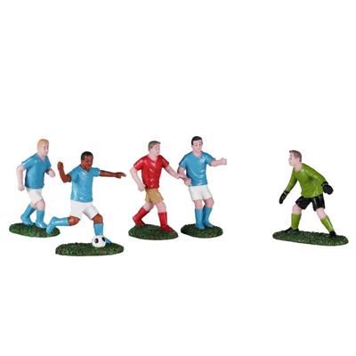Soccer practice set of 5 kerstfiguur LEMAX - Lemax