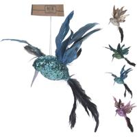 5 stuks! Vogel hangdeco 23 cm 4 assorti Nampook - Nampook - thumbnail