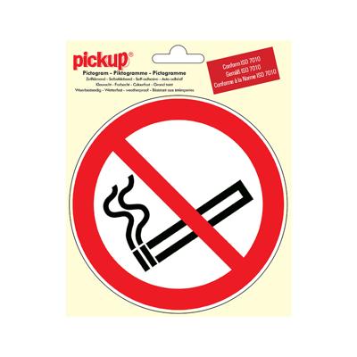 Pictogram rond 15cm Verboden te roken Pickup - Pickup