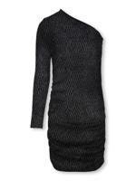 Kids ONLY winter jurk meisjes - zwart - KogQueen - regular fit, glitter - thumbnail