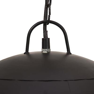 VidaXL Hanglamp industrieel vintage rond 25 w e27 41 cm zwart
