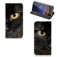 Nokia 2.2 Hoesje maken Zwarte Kat - thumbnail