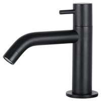 Differnz koudwaterkraan gebogen mat zwart - thumbnail