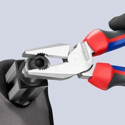 Knipex Kracht-Kombitang verchroomd met meer-componentengrepen 225 mm - 0205225 - thumbnail
