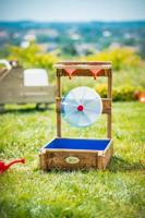 Classic World houten watertafel met trechters en watermolen - thumbnail