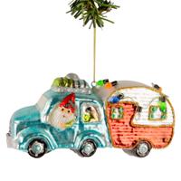 Nordic Light Kerstbal Op Vakantie 15 cm - thumbnail