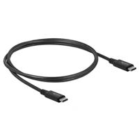 DeLock 86979 USB4 Gen 3x2 40Gbps 100W USB Type-C 0.8m - thumbnail
