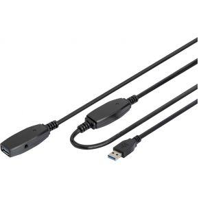 Digitus DA-73106 USB-kabel USB 3.2 Gen1 USB-A stekker, USB-A bus 15.00 m Zwart Afgeschermd, Afgeschermd (dubbel) Digitus DA-73106 USB-kabel USB 3.2 Gen1 USB-A stekker, USB-A bus 15.00 m Zwart Afgeschermd, Afgeschermd (dubbel)