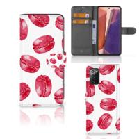 Samsung Galaxy Note 20 | Book Cover | Pink Macarons - thumbnail