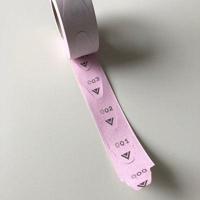 Volgnummerrol rood 2000 stuks per rol - thumbnail