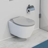Duroplast WC-bril SLIM GREY met soft-close en quick-release, grijs - thumbnail