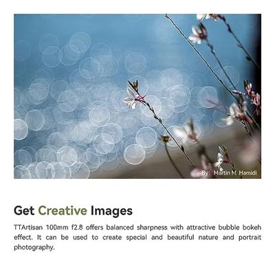 TTArtisan 100mm F/2.8 bubble bokeh Leica M Black