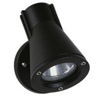 Albert Zwarte wandspot buitenOrientable 10cm - 662153 - thumbnail