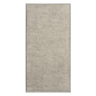 Cawö Cawö Two-Tone Stripe Badlaken 80x150 graphit