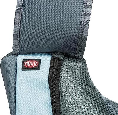TRIXIE BUIKDRAGER SLING DRAAGTAS LICHTGRIJS / LICHTBLAUW 50X18X25 CM - thumbnail