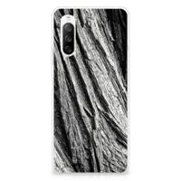 Bumper Hoesje Sony Xperia 10 III Boomschors Grijs - thumbnail