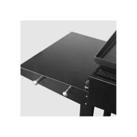 Tuinplancha tuin max merida - 4 lichten - op een kar - geëmailleerd staal - 75 x 35 cm - zwart - thumbnail