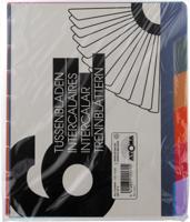 Atoma tabbladen, voor A5+ schriften, uit PP, set van 6 stuks, geassorteerde kleuren - thumbnail