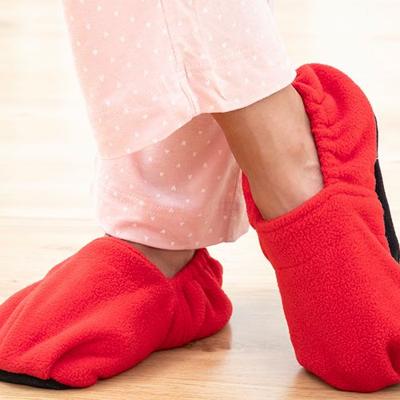 Verwarde slippers, op te warmen in de magnetron InnovaGoods Rood