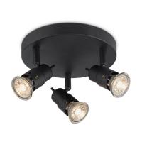 Light depot - LED opbouwspot Cilindro 3L - zwart - Outlet - thumbnail