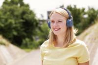 Trust Mobile Tones On-Ear Draadloze Bluetooth Koptelefoon, Wireless Headphones (25 uur Speeltijd, 40mm Drivers, Opvouwbaar, Ingebouwde Microfoon) Blauw - thumbnail