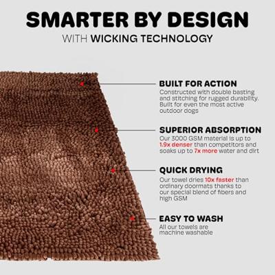 Kleed voor honden Dog Gone Smart Microvezel Bruin (79 x 51 cm)