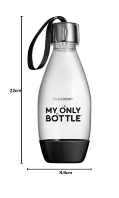 Sodastream My Only Bottle 0.5L Zwart - thumbnail