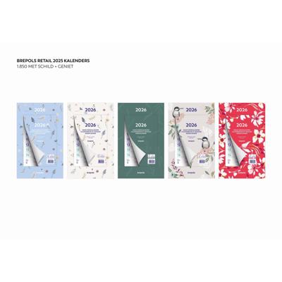 Weekkalender 2026 brepols 190x130 7d/1p