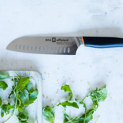 Santoku-mes BRA A198004 Grijs Roestvrij staal - thumbnail