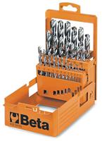 Beta Set spiraalboren, korte uitvoering HSS volledig geslepen glimmende afwerking (art. 142) in kistje 412/SP19 - 004120419 - thumbnail