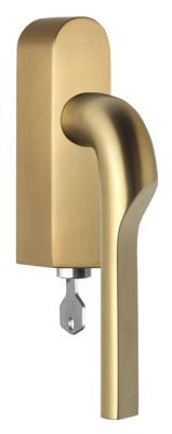 Formani Rivio by Gensler GL100-DKLOCK-O draaikiepgarnituur afsluitbaar linksdraaiend - PVD mat goud