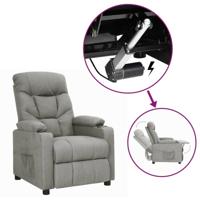 Sta-op-stoel stof lichtgrijs - thumbnail