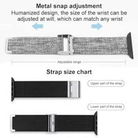 Canvas Limited Edition nylon bandje - Roze - Geschikt voor Apple Watch 44mm / 45mm / 46mm / 49mm - thumbnail