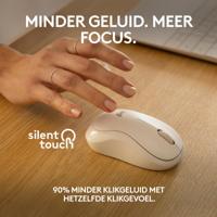 Logitech M240 Silent Muis Wit - thumbnail