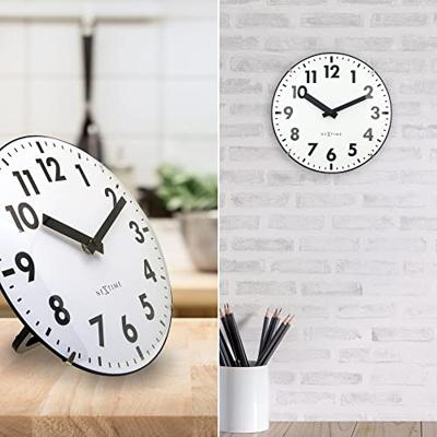 NeXtime - Tafel|Wandklok 20cm-Koepelvormig Glas