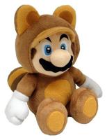 Super Mario Plush Figure Tanooki Mario 22 cm - thumbnail