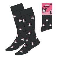 Sanrio Socks Kuromi Face 36-43 - thumbnail