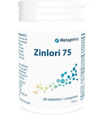 Metagenics Zinlori 75 (60 tab)