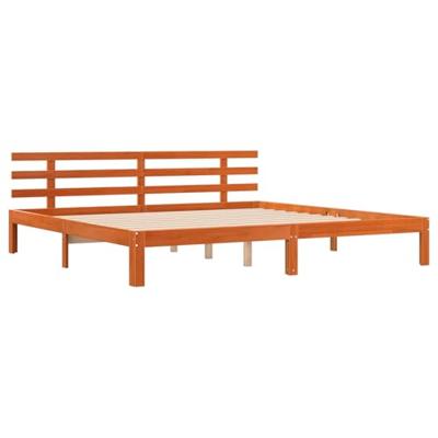 Bedframe Wasbruin 203,5 x 205,5 x 69,5 cm Massief Hout Frissen